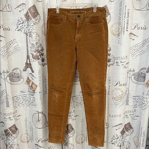 American Eagle Outfitters Women’s Mustard Skinny Corduroys